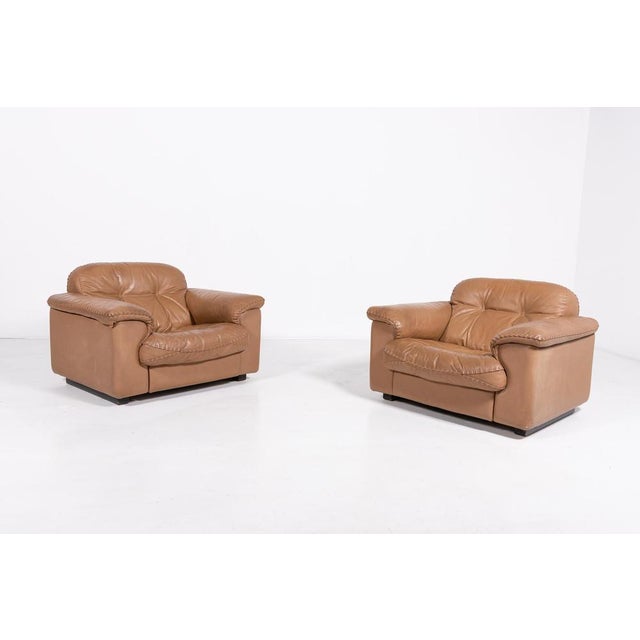 DS 101 Chairs & Ottoman from de Sede, Set of 3 For Sale - Image 3 of 17