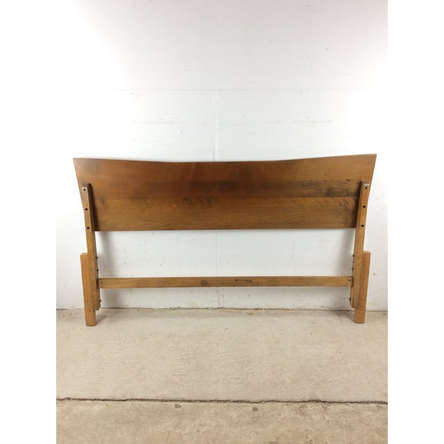 Mid Century Modern Full Size Headboard by Heywood Wakefield With Sable Finish For Sale - Image 14 of 18