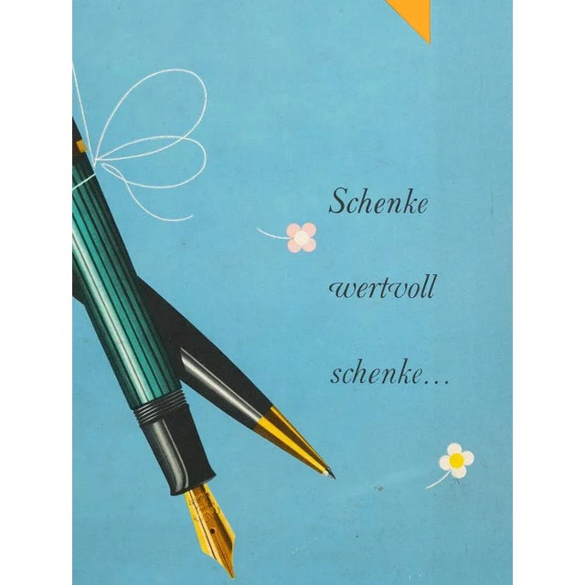Pelikan Advertisement, 1950s For Sale - Image 6 of 12