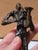 1960s Vintage Mid Century Giacometti Style Bronze Sculpture Musician For Sale - Image 5 of 7