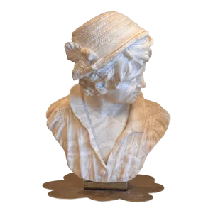 19th Century Alabaster Bust