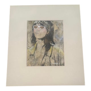 “Think of Laura” Original Mono Print by Nancy Smith For Sale