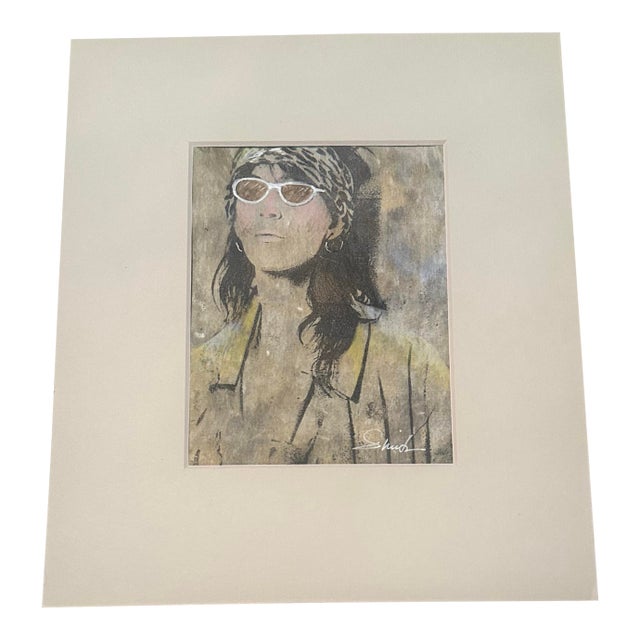 “Think of Laura” Original Mono Print by Nancy Smith For Sale