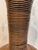Vintage Oversized Pencil Reed Bamboo Table Lamp For Sale - Image 16 of 17