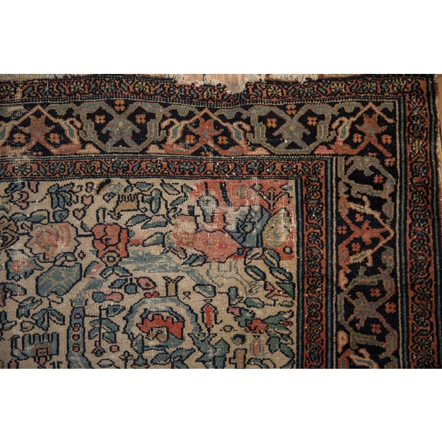 Antique Bibikabad Rug - 4'4" x 7'4" For Sale - Image 16 of 18