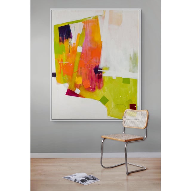 Abstract Contemporary Abstract Oil on Canvas "Existing Moment" by Xanda McCagg For Sale - Image 3 of 4