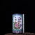 This is a beautifully decorated vintage Chinese enamel brush pot (bitong), crafted in the style of the Qing dynasty. The...
