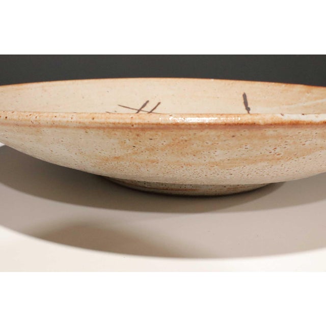 Mid 20th Century Mid-Century Modern Warren MacKenzie Monumental Ceramic Platter For Sale In Dallas - Image 6 of 10