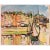 Salmon 1948 After Raoul Dufy "Le Port D'Honfleur", Second Edition Offset Lithograph For Sale - Image 8 of 8