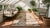 Wonderful Beige Background With Geometric Shapes and Floral Design Antique American Hooked Rug For Sale - Image 13 of 14