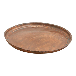 22" Dm Large Antique Copper Charger