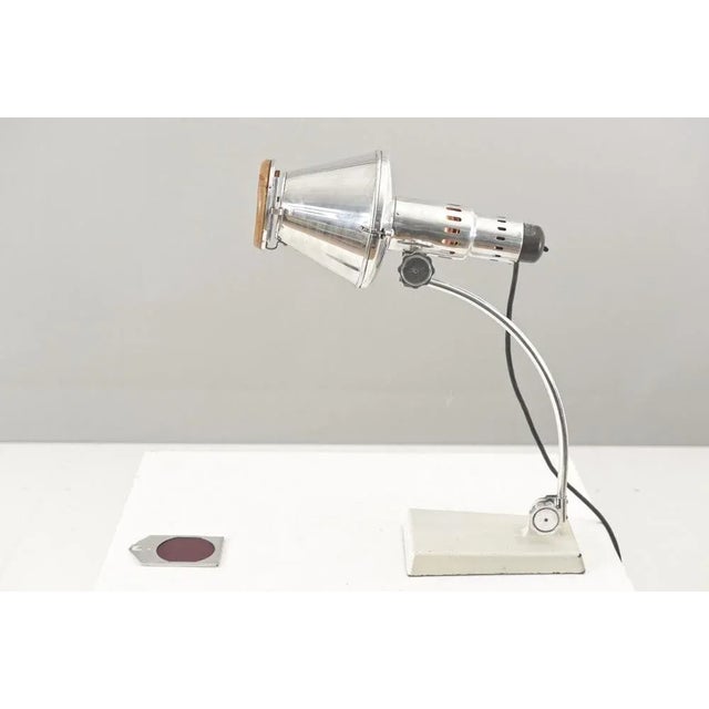 Metal German Table Lamp from Kurt Pfänder, 1960s For Sale - Image 7 of 13