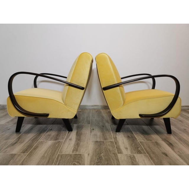 Set of Armchairs by Jindrich Halabala, 1940s For Sale - Image 12 of 18