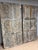 1920s Vintage Natural Carved Wood Doors | Rustic Barn Doors | Handcrafted Statement Entryway 80x36 For Sale - Image 5 of 8