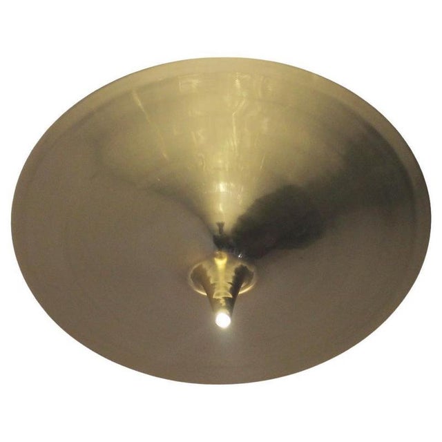 Gold Ting Tong Small Matte Brass Ceiling Lamp by Jean Pascal Levy-Trumet For Sale - Image 8 of 8