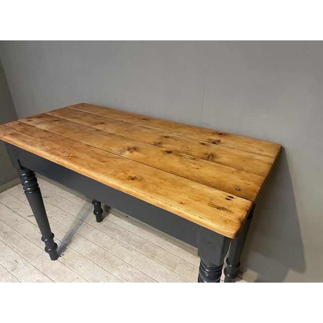 Antique Black Fir Table, 1890s For Sale - Image 16 of 18