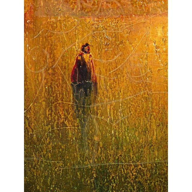 Antique Oil Canvas Fine Art Picture by George H.Bogert 1923-1864 Sunset Venice For Sale - Image 9 of 16