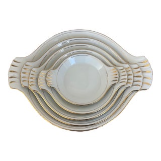 French Nesting Bowl by Louis Louriou-Set of 5 For Sale