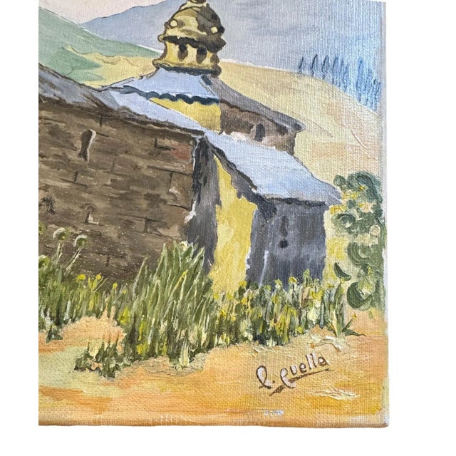 Expressionism Mid 20th Century Camino De Santiago Painting on Canvas For Sale - Image 3 of 5