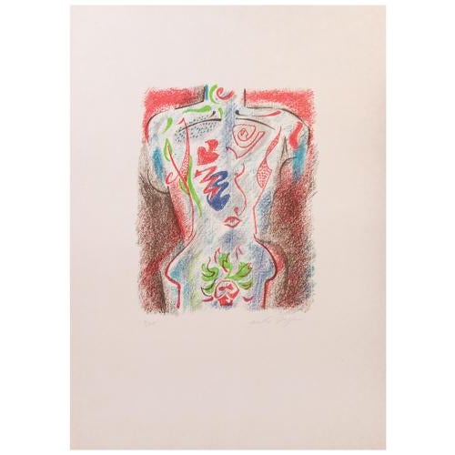 André Masson, Tattooed Torso, 1947, Lithograph For Sale - Image 4 of 4