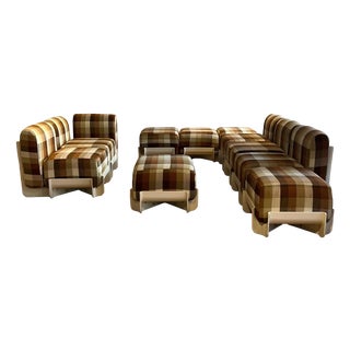 Modular Sofa by Guarnacci, Padovano and Vagnoni for 1P, 1960s, Set of 10 For Sale