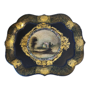 19th Century English Papier Mache Tray