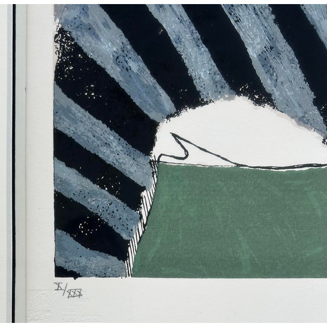 Lithograph on Paper by Artist Moises Finale, Signed, Dated 1991, Numbered #10/30 For Sale - Image 4 of 6