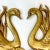 Mid-Century Hollywood Regency Swan Sculptural Wall Objects - A Pair. For Sale - Image 11 of 12