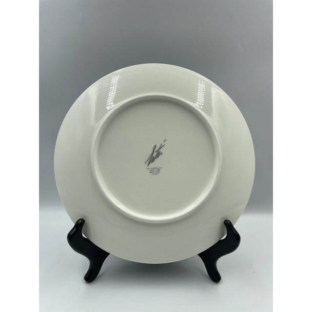 1980s Vintage Erté Bone China Numerals Collection "One" Plate For Sale - Image 5 of 8