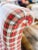 Vintage Ashley Manor Pair of Red, White and Green Plaid Slipper Side Chairs For Sale - Image 10 of 12