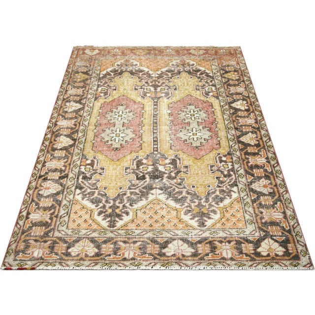 1960s 1960s Turkish Oushak Rug For Sale - Image 5 of 7