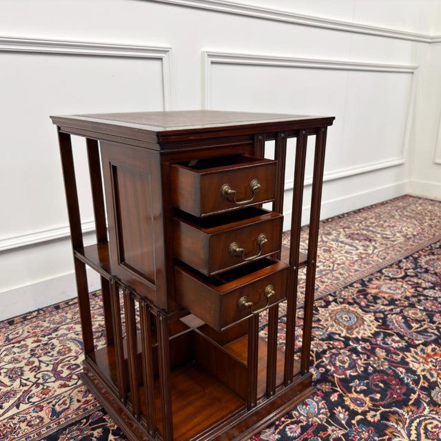 Classic English Chesterfield Book Carousel For Sale - Image 6 of 13