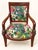 19th Century Restoration Mahogany Armchair with Dolphin Heads and Swan Neck For Sale - Image 6 of 6