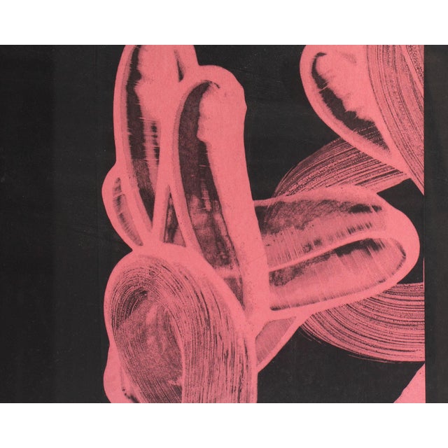 2001 “Untitled #3 (Lp42)” Aquatint With Chine Colle Print by David Reed For Sale - Image 9 of 9