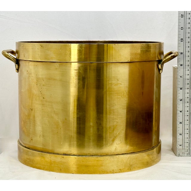 Rare & Unusual Antique Beautifully Hand Made Solid Brass Gristmill - Granary 1/2 Bushel Measure by Henry Troemer Philadelphia For Sale - Image 18 of 18