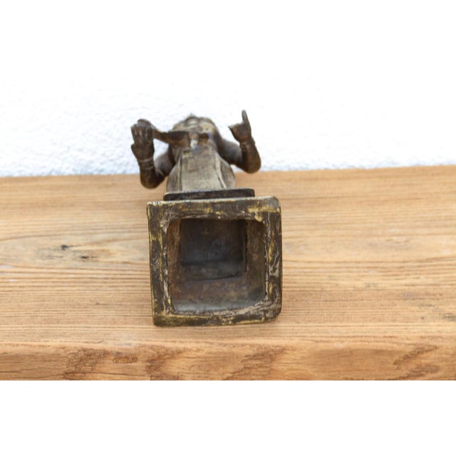 Tall Indian Lost-Wax Pavai Temple Icon For Sale - Image 11 of 12