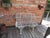 Rare English Gothic Regency Wirework and Wrought Iron Garden Bench 1820s For Sale - Image 13 of 13