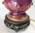 Mid-Century Chinese Style Flambe French or American Art Pottery Table Lamp For Sale - Image 11 of 17