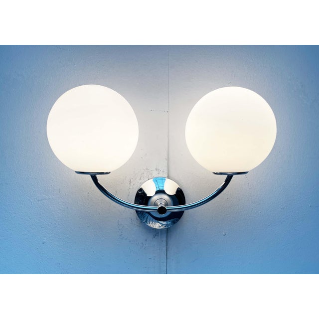 Mid-Century Modern Swiss Space Age Type 1804 Chrome Sconce by E.R. Nele for Temde, 1960s For Sale - Image 13 of 18