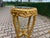 1990 French Louis XVI Gold Beech Marble Side Tables -Pair For Sale - Image 9 of 10