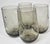 Mid 20th Century Handcarved Dandelion Crystal Stemless Goblets- Set of Four For Sale - Image 10 of 13