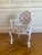 1950’s Hollywood Regency Hand Carved Rope and Tassel Armchair For Sale - Image 10 of 14