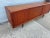 H.P. Hansen Teak Credenza with sliding doors and center drawers. Beautiful shape with top newly refinished. 86" long with...