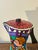Mid 20th Century Vintage Folk Art Hand Painted Paper Mache Espresso Pot Sculpture For Sale - Image 5 of 7