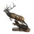 James Stafford "Flight" Bronze Elk Sculpture For Sale