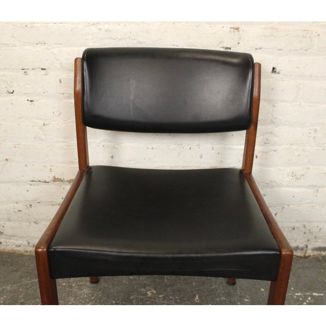 Mid 20th Century Set of Six Teak Chairs Attributed to Bramin Mobler - Made in Denmark For Sale - Image 11 of 13