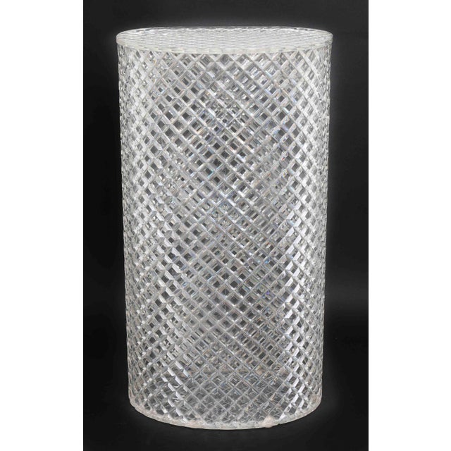 Stunning hollywood regency style laundry hamper made of lucite with a chrome hinge. These were made in the 1960s and...