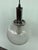 Vintage Industrial Italian Pendant Light in Pulegoso Glass Sphere, 1960s For Sale - Image 11 of 16