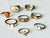 Vintage Style Mini Charm Ring Collection, Mixed-Metal Costume Jewelry For Sale - Image 14 of 17
