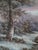 I Cafieri, Winter Landscape, Oil Painting, 1984, Framed For Sale - Image 16 of 18